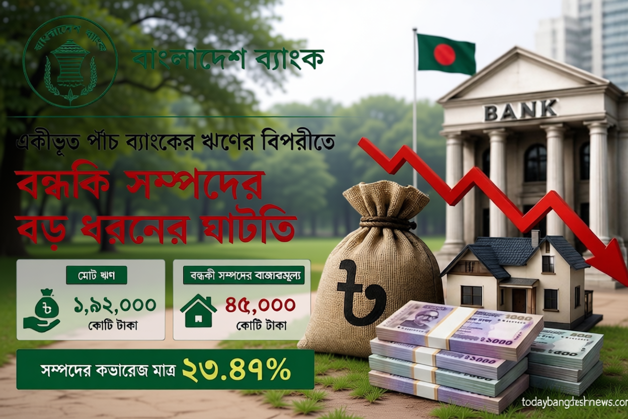 একীভূত ব্যাংকে বন্ধকি সম্পদের অতিমূল্যায়ন, ঋণের বিপরীতে গ্যারান্টি মাত্র ২৩ শতাংশ