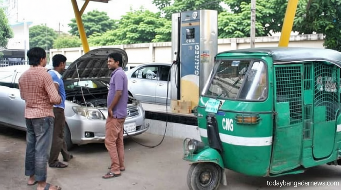 ২১ মে থেকে ২ জুন পর্যন্ত ২৪ ঘণ্টা খোলা থাকবে সিএনজি ফিলিং স্টেশন