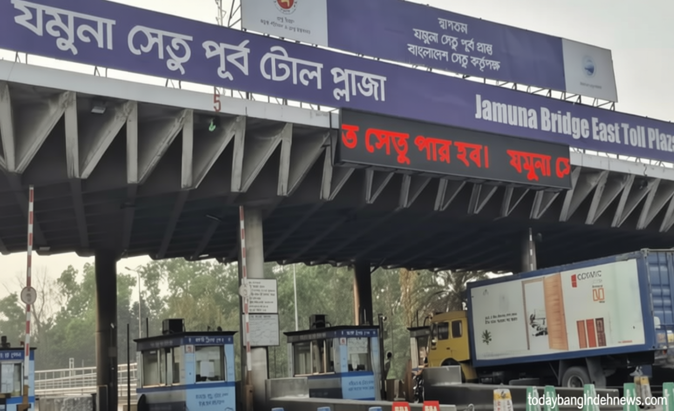 যমুনা সেতুতে যানবাহনের চাপ কম, একদিনে টোল আদায় প্রায় ৩ কোটি