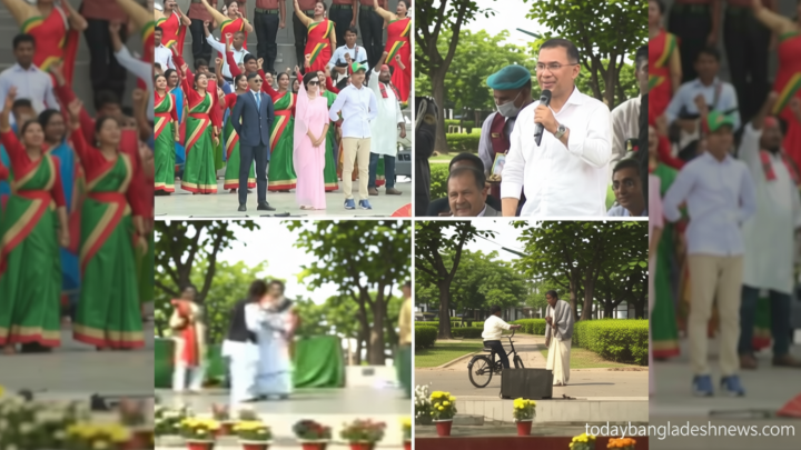 আনসার সমাবেশে জিয়া–খালেদার সাজে অংশগ্রহণকারী, আগেও দেখা গেছে এমন দৃশ্য