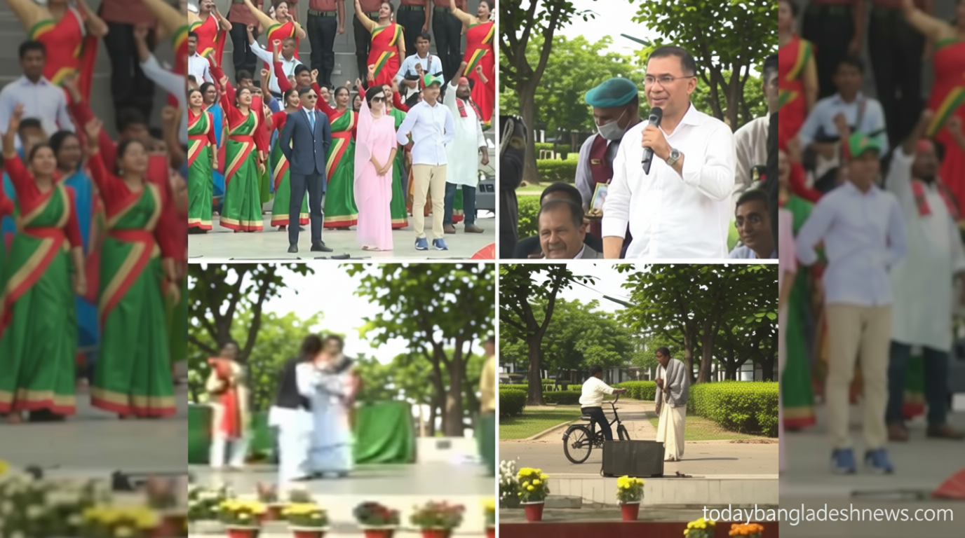 আনসার সমাবেশে জিয়া–খালেদার সাজে অংশগ্রহণকারী, আগেও দেখা গেছে এমন দৃশ্য