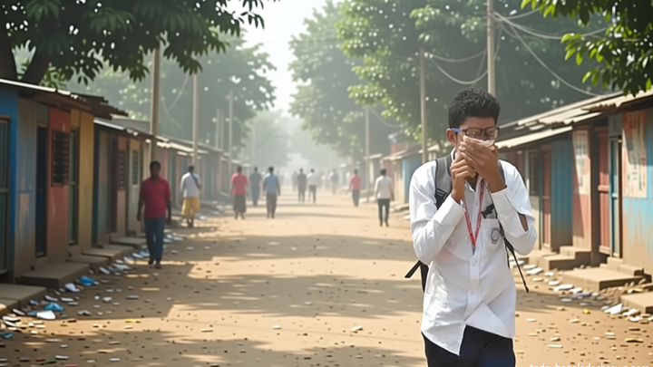 রাজধানীর বাতাস ‘অস্বাস্থ্যকর’, দূষিত শহরের তালিকায় পঞ্চমে ঢাকা