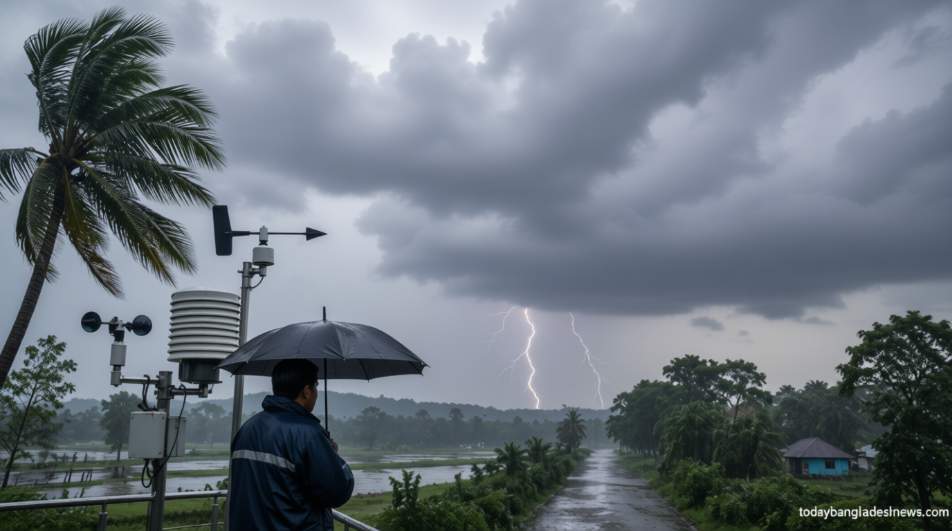 দুপুরের মধ্যে ১১ জেলায় বজ্রবৃষ্টির আভাস