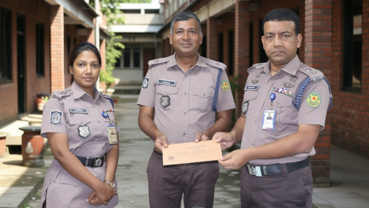 সাহসিকতার পুরস্কার পেলেন ইন্সপেক্টর মোস্তফা