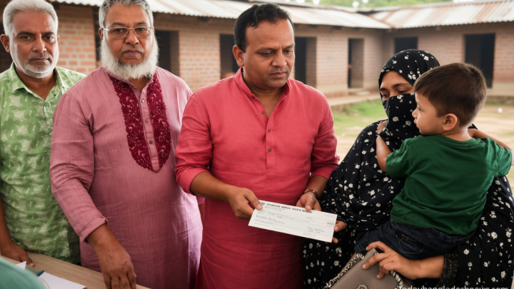 সদরঘাটে লঞ্চ দুর্ঘটনায় নিহতদের পরিবারকে আর্থিক সহায়তা প্রদান
