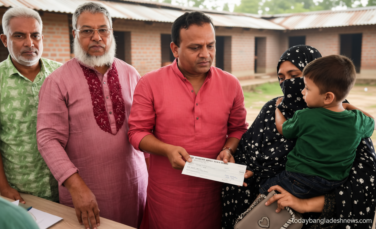 সদরঘাটে লঞ্চ দুর্ঘটনায় নিহতদের পরিবারকে আর্থিক সহায়তা প্রদান