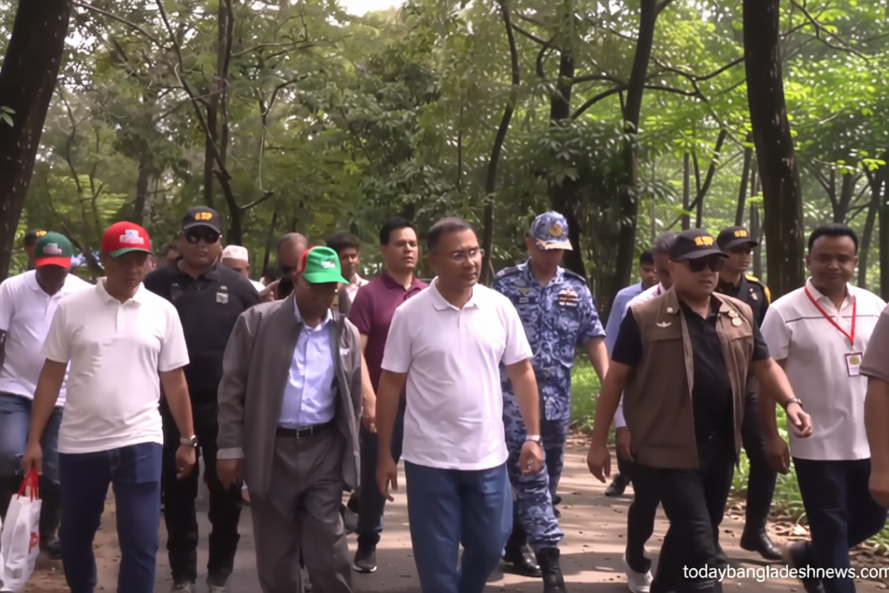 ডুলাহাজারা সাফারি পার্ক পরিদর্শন করলেন প্রধানমন্ত্রী