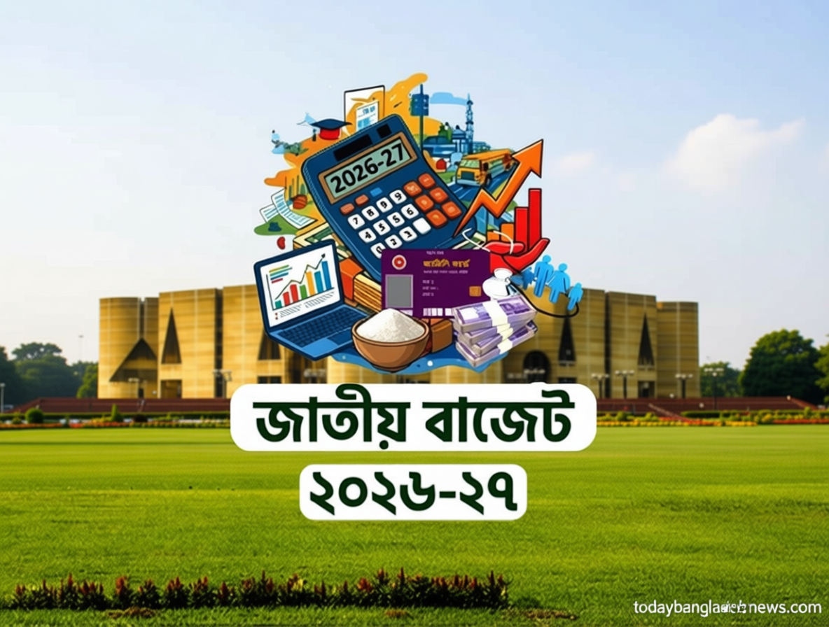 ট্রিলিয়ন ডলার অর্থনীতির লক্ষ্য নিয়ে আজ জাতীয় বাজেট