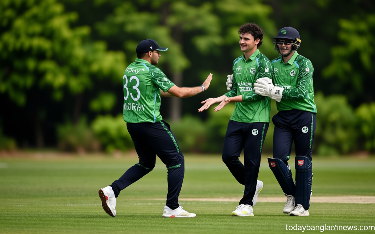 ভারতকে হারিয়ে ইতিহাস আয়ারল্যান্ডের
