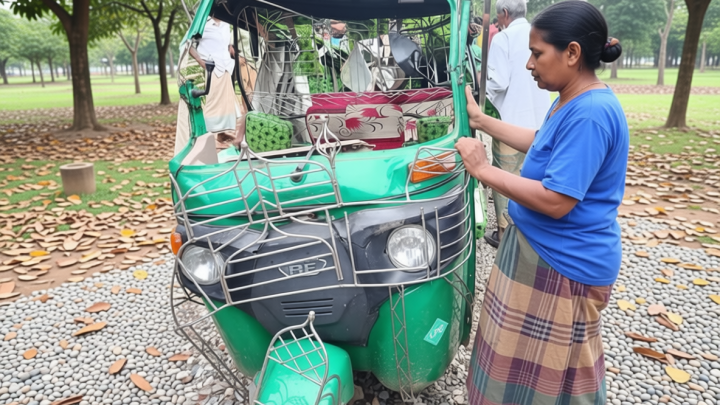 কাভার্ডভ্যানের ধাক্কায় অটোরিকশা যাত্রী নিহত