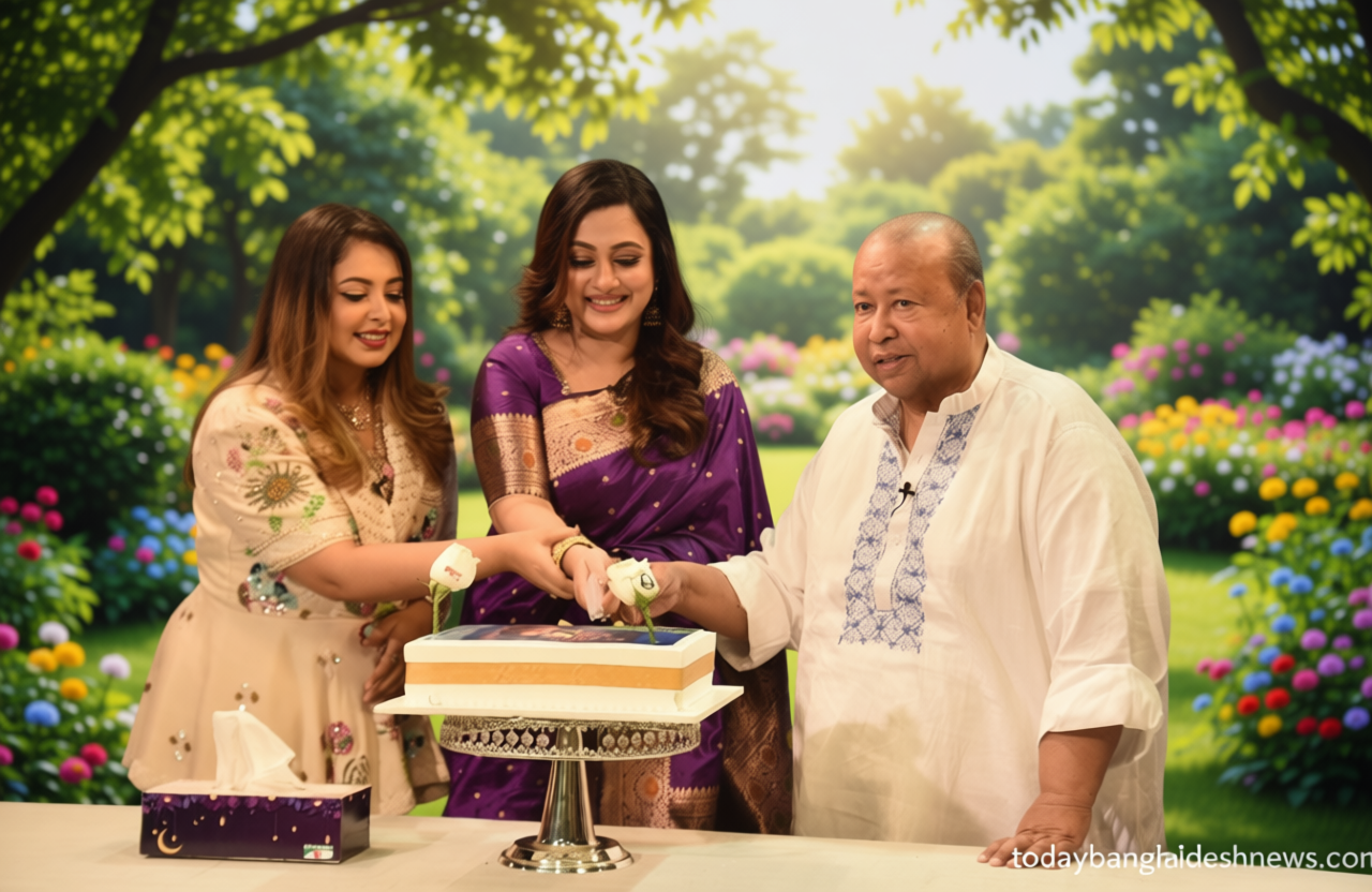 জন্মদিনে চ্যানেল আইয়ের উপহার পেয়ে অবাক পূর্ণিমা