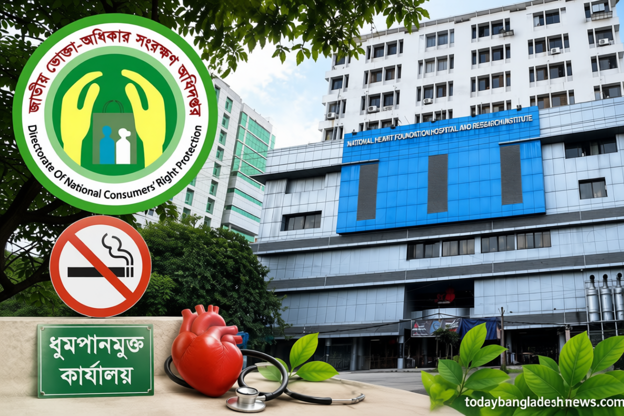 ধূমপানমুক্ত ভোক্তা অধিদপ্তর, হার্ট ফাউন্ডেশনের অভিনন্দন