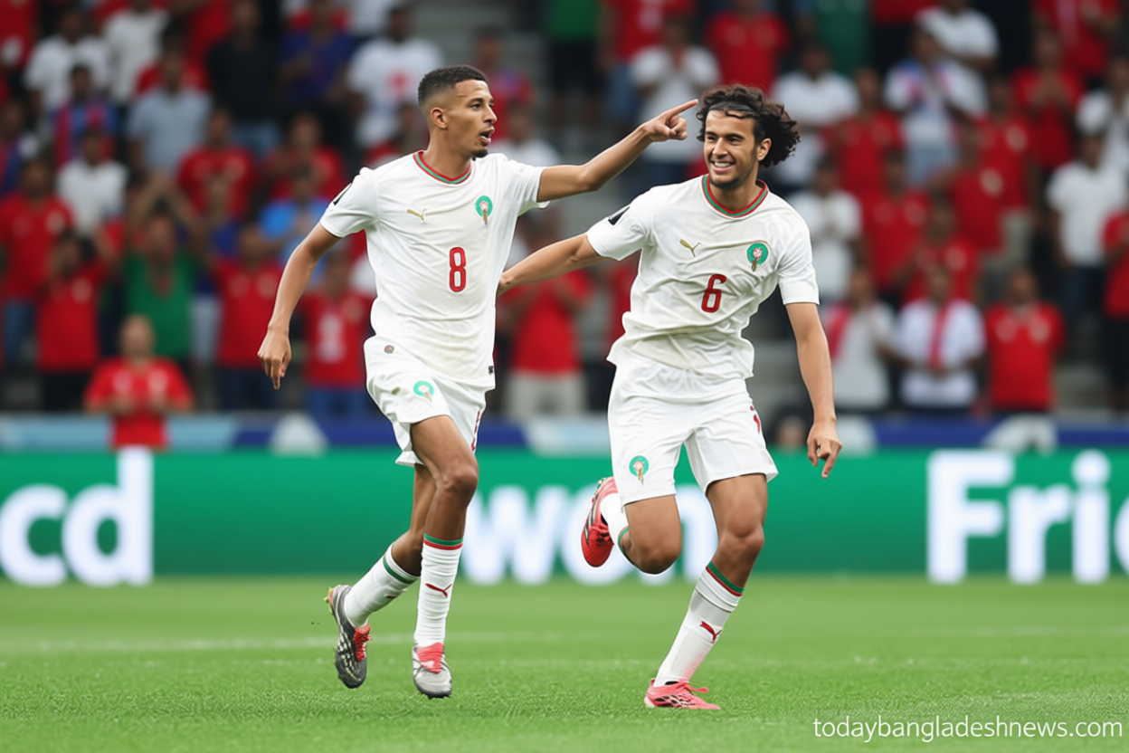 ওনাহির জোড়া গোল, কানাডাকে বিদায় করে কোয়ার্টারে মরক্কো