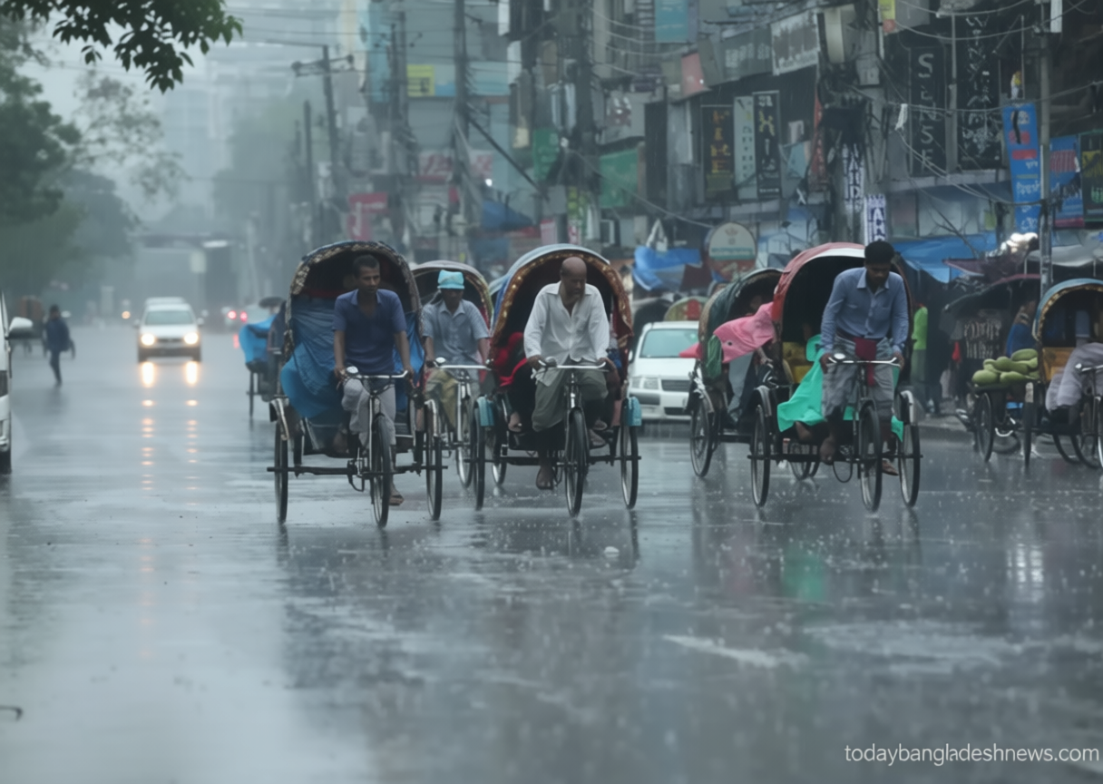 টানা বৃষ্টির প্রভাব রাজধানীতে, জলাবদ্ধতায় নাকাল নগরবাসী