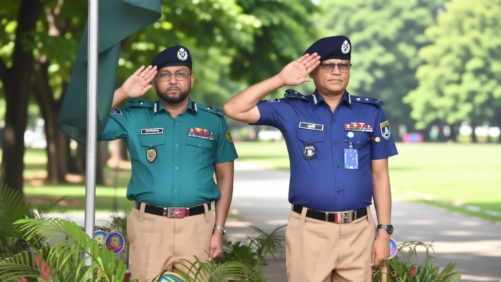 গাঢ় নীল-হালকা জলপাই শার্ট ও খাকি প্যান্টে ফিরল পুলিশ