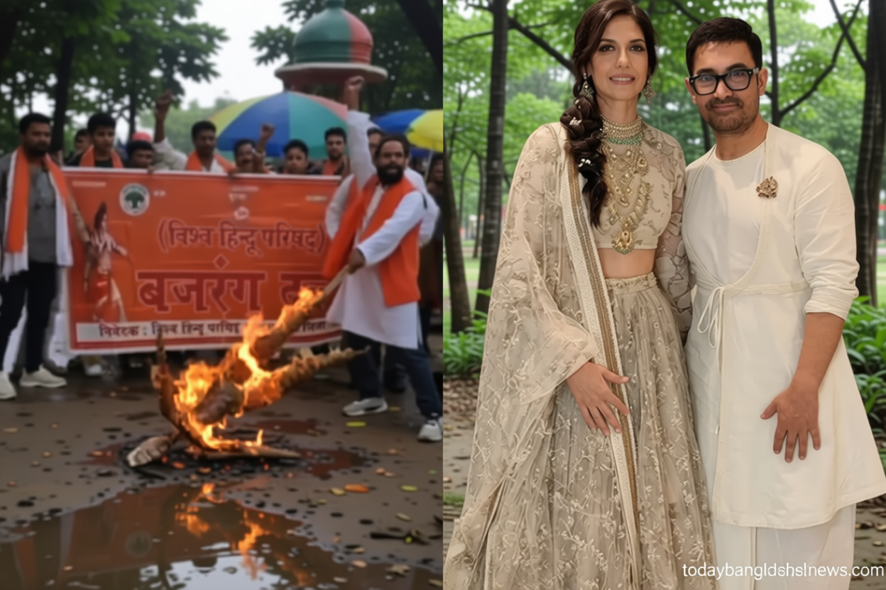 বারবার হিন্দু নারীকে বিয়ে, আমিরের বিরুদ্ধে ভারতে বিক্ষোভ