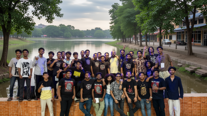 শ্রীমঙ্গল ব্যান্ড অ্যাসোসিয়েশনের বর্ণাঢ্য ব্যান্ড উৎসব