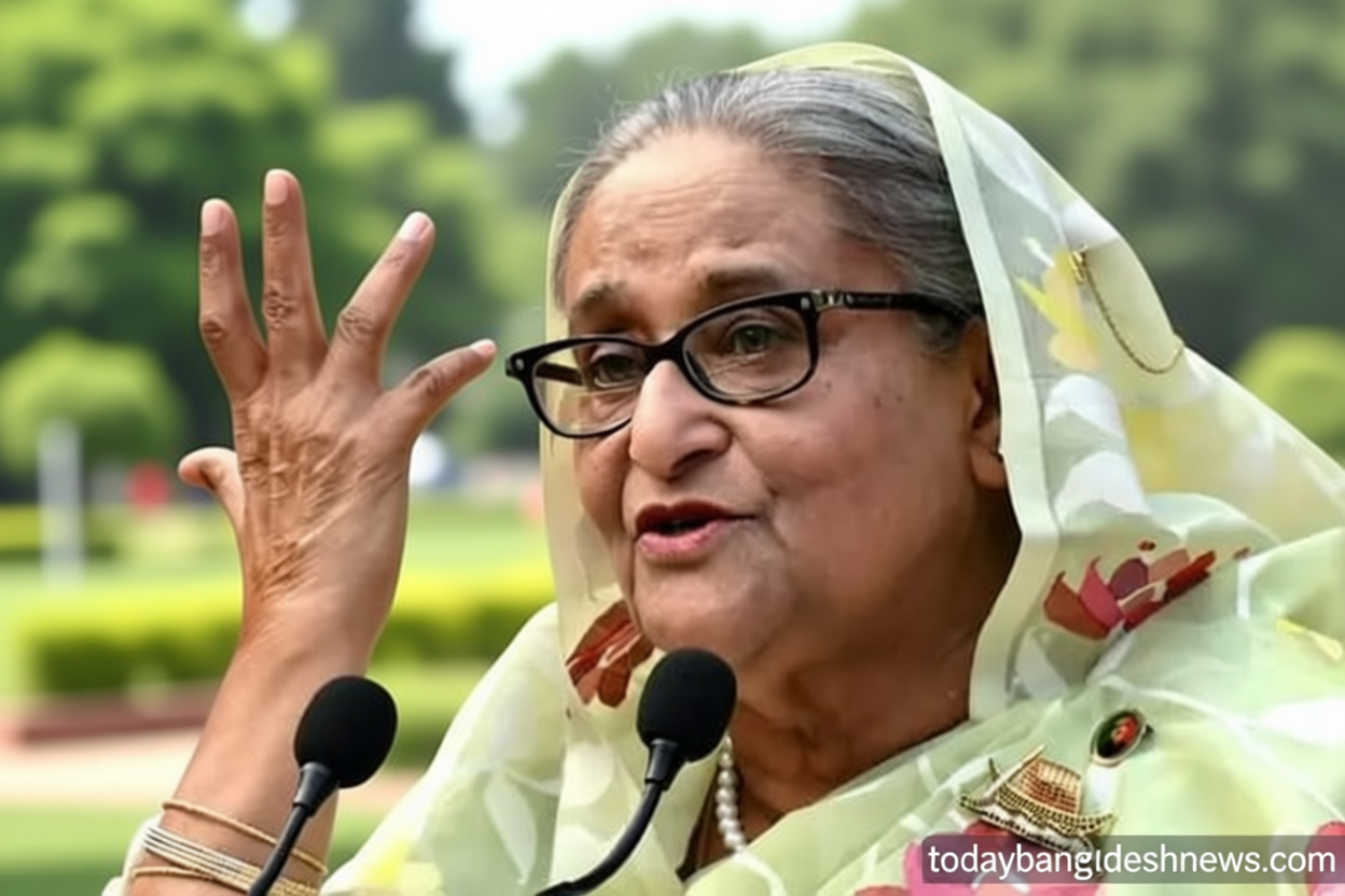 শেখ হাসিনাকে ভারতে বসে রাজনৈতিক কর্মকাণ্ড চালানোর অনুমতি দেওয়া হয়নি